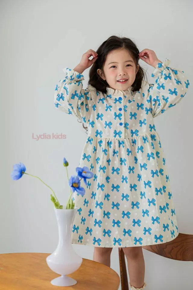 Lydia - Korean Children Fashion - #childrensboutique - Ribbon One-piece - 11