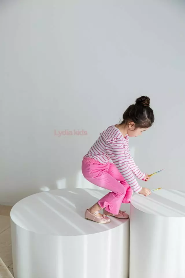 Lydia - Korean Children Fashion - #fashionkids - Ribbon Span Pants - 9