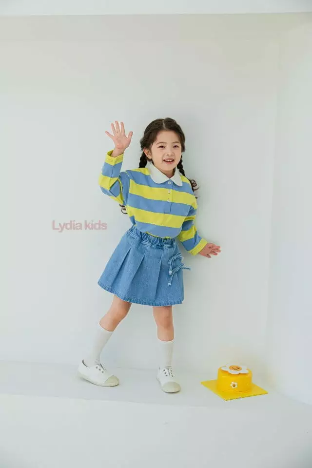 Lydia - Korean Children Fashion - #kidsstore - Ribbon Skirt Pants - 6