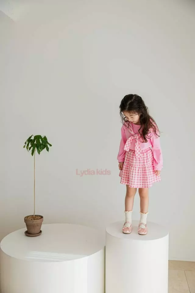 Lydia - Korean Children Fashion - #minifashionista - Check Sailor Top Bottom Set - 6
