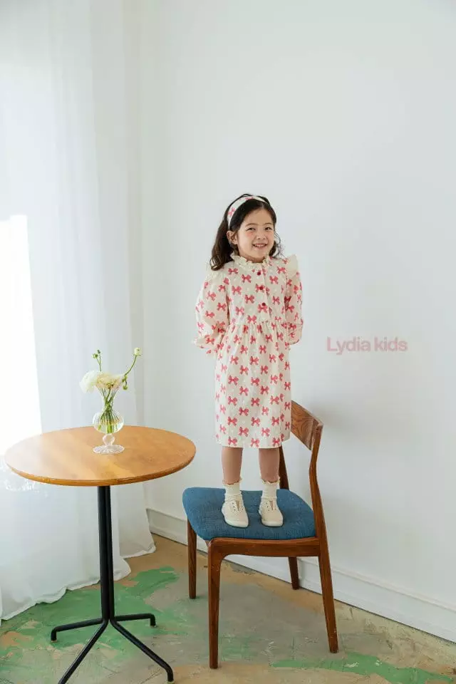 Lydia - Korean Children Fashion - #prettylittlegirls - Ribbon One-piece - 8