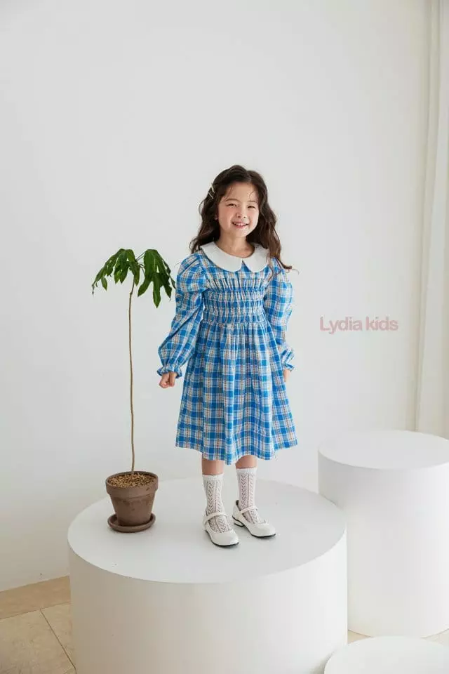 Lydia - Korean Children Fashion - #minifashionista - Soing Collar One-piece - 4