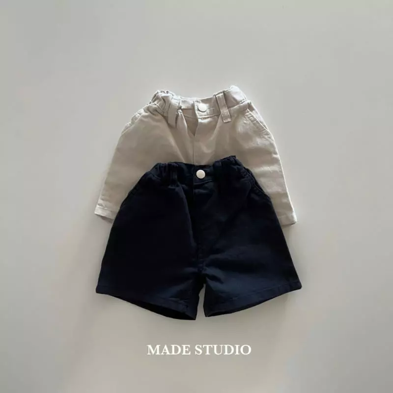 Made Studio - Korean Children Fashion - #kidsshorts - Washing Shorts - 11