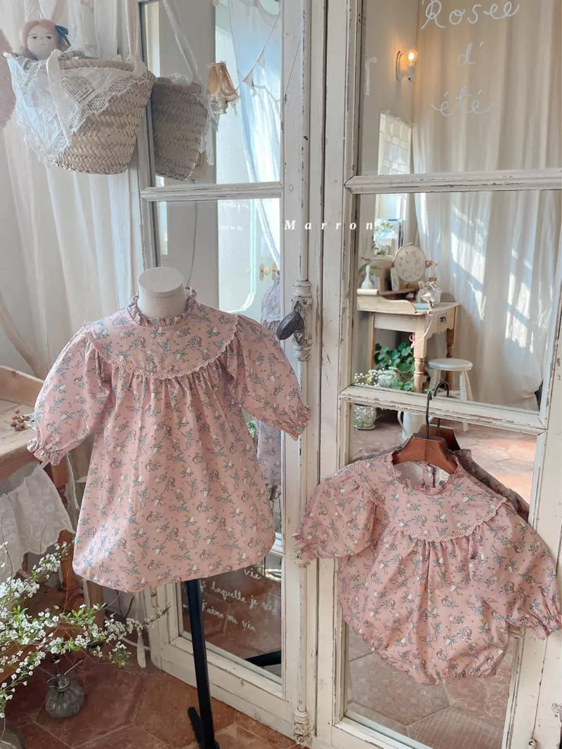 Marron Kid - Korean Baby Fashion - #babyfashion - Sharon Rabbit Bodysuit - 3