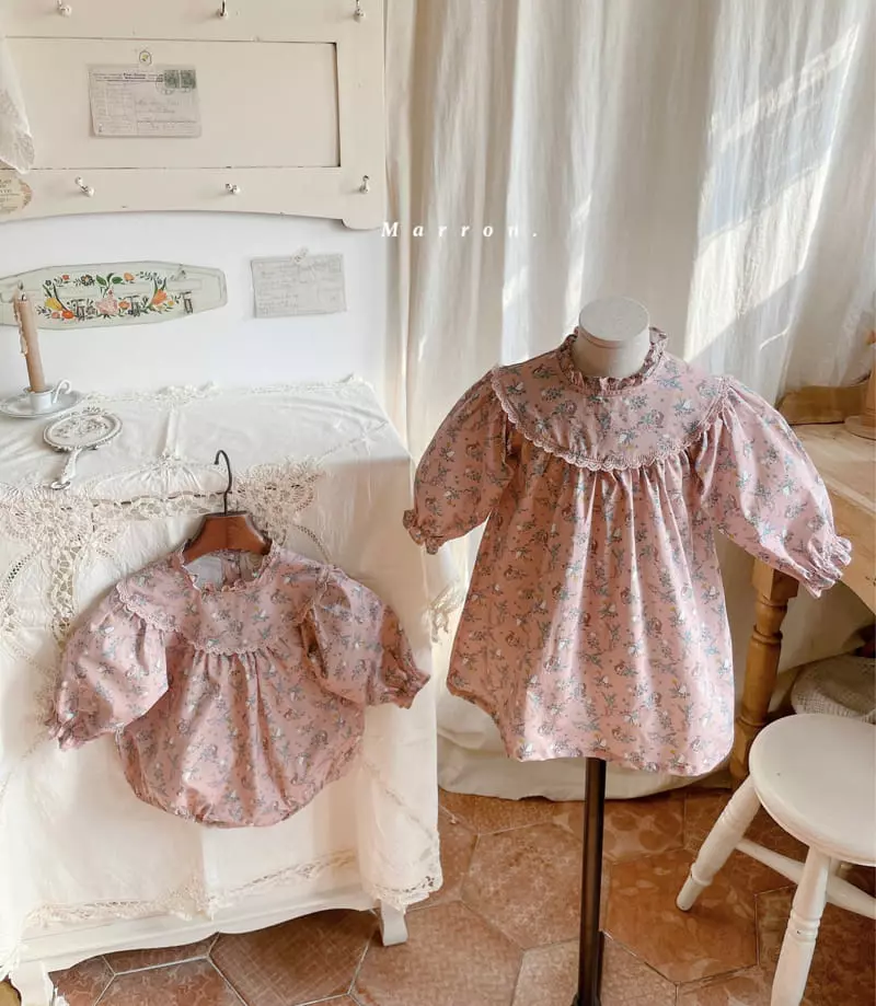 Marron Kid - Korean Baby Fashion - #babylifestyle - Sharon Rabbit Bodysuit - 6