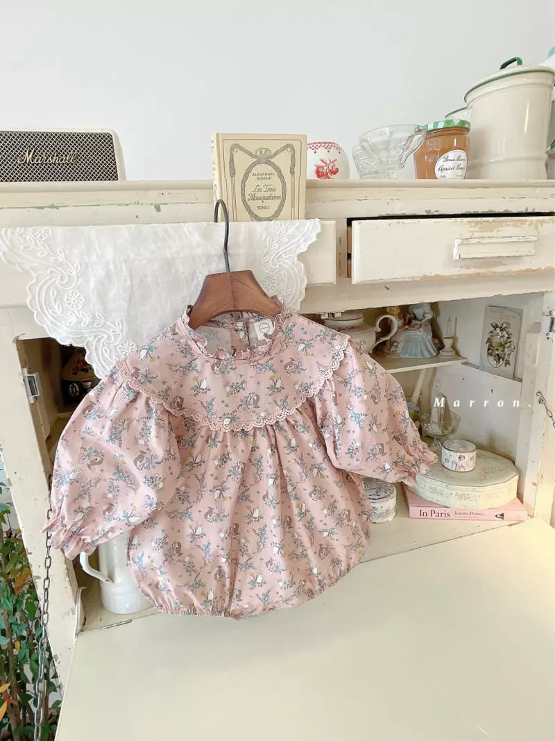 Marron Kid - Korean Baby Fashion - #babyoninstagram - Sharon Rabbit Bodysuit - 7