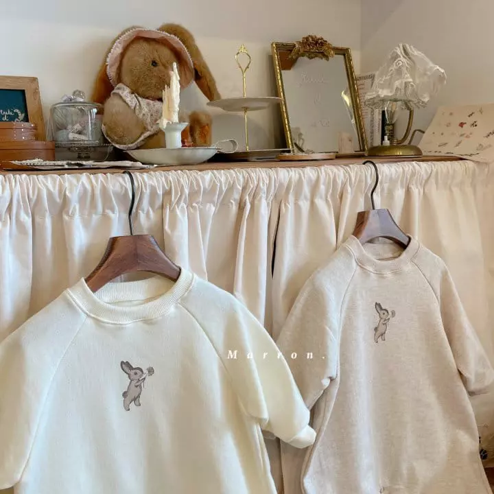 Marron - Korean Baby Fashion - #babygirlfashion - Bunny Bodysuit - 3