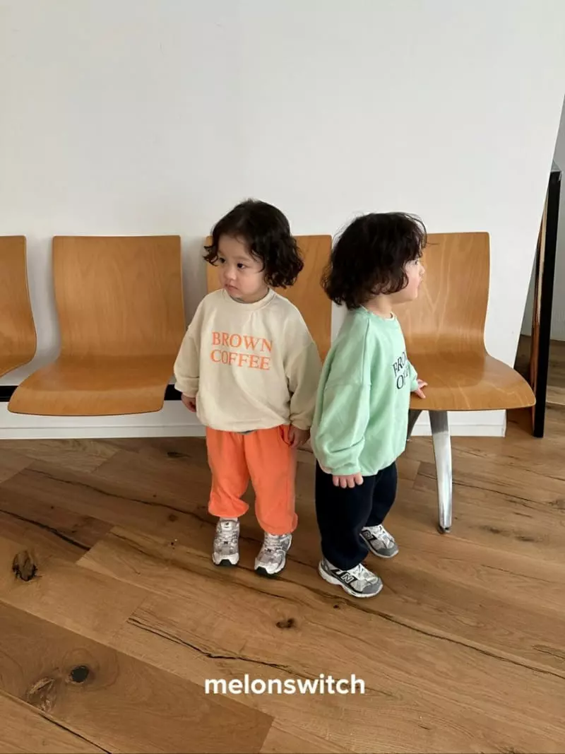 Melon Switch - Korean Children Fashion - #childofig - Brown Top Bottom Set - 11