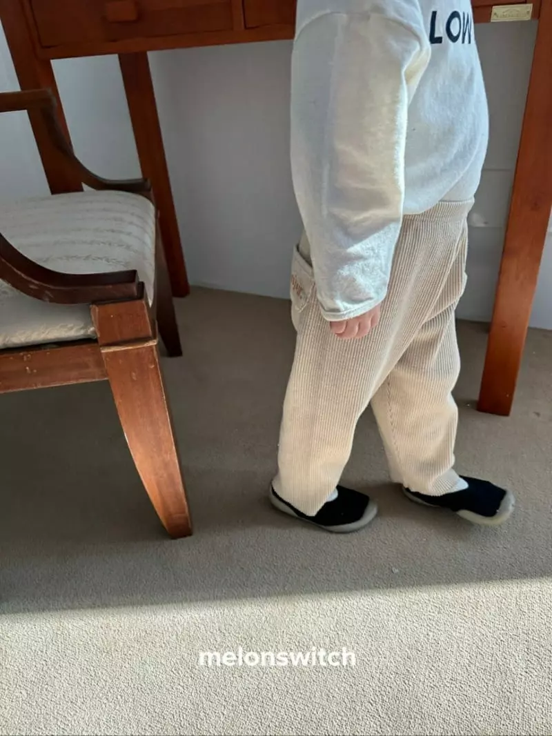 Melon Switch - Korean Children Fashion - #discoveringself - Bonjour Rib Pants - 6