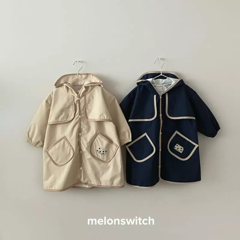 Melon Switch - Korean Children Fashion - #discoveringself - Trench Rain Coat - 11
