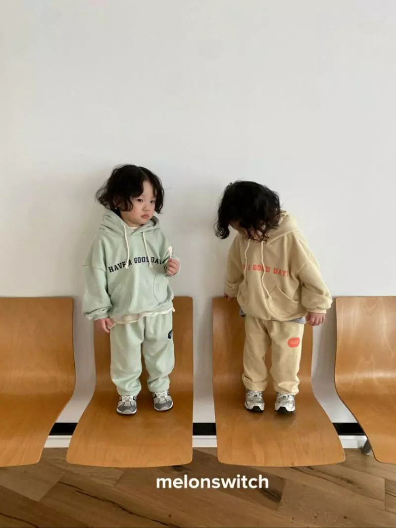 Melon Switch - Korean Children Fashion - #kidsstore - Good day Hoody Set - 7