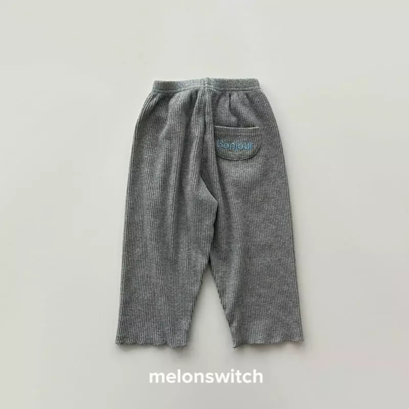 Melon Switch - Korean Children Fashion - #kidzfashiontrend - Bonjour Rib Pants - 10