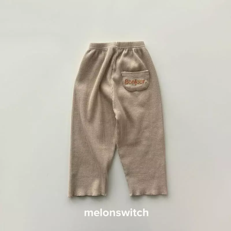 Melon Switch - Korean Children Fashion - #littlefashionista - Bonjour Rib Pants - 12