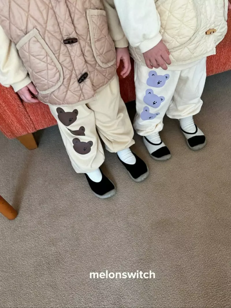 Melon Switch - Korean Children Fashion - #littlefashionista - Great Bear Top Bottom Set - 11