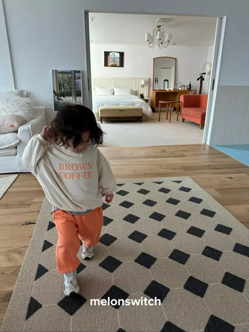 Melon Switch - Korean Children Fashion - #minifashionista - Brown Top Bottom Set - 6
