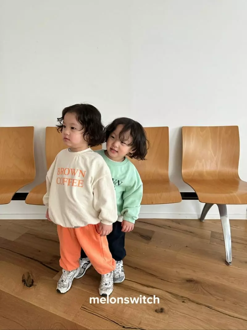 Melon Switch - Korean Children Fashion - #stylishchildhood - Brown Top Bottom Set - 10