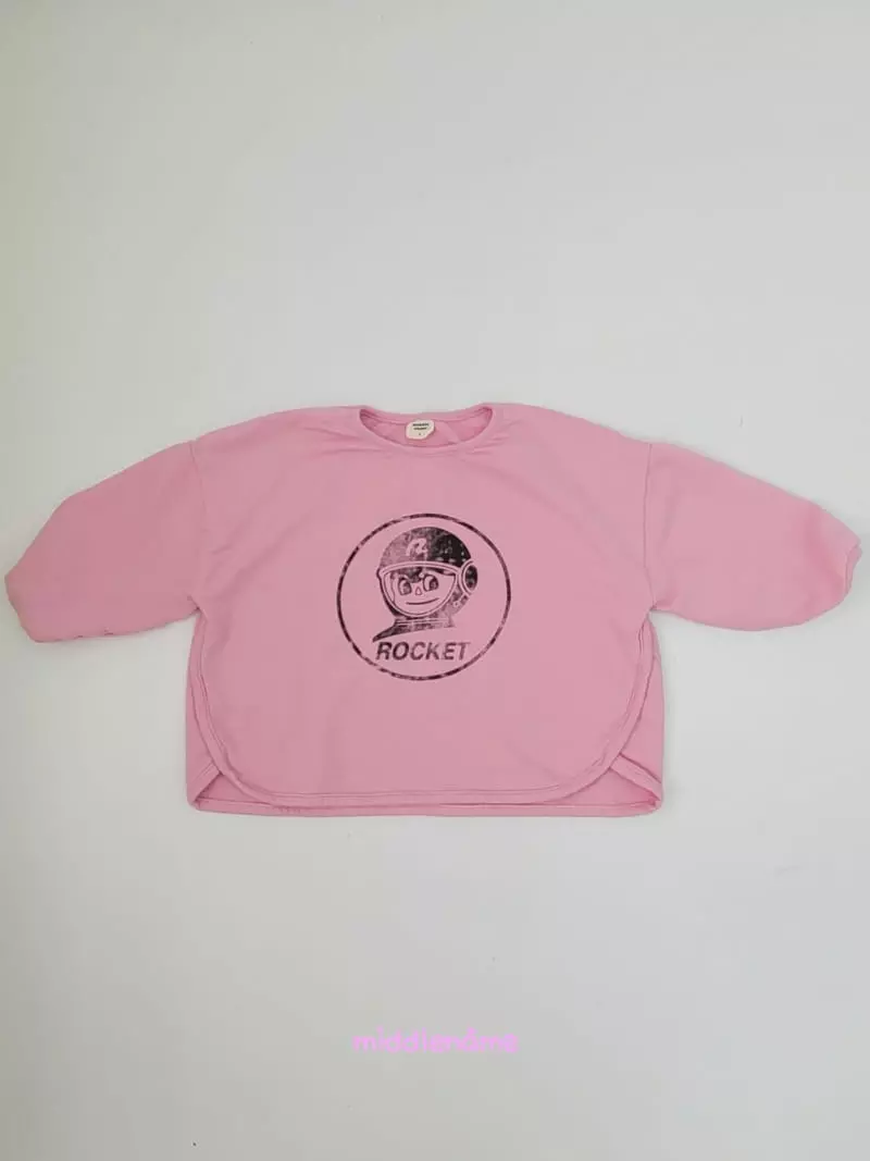 Middle Name - Korean Children Fashion - #childrensboutique - Rocket Piping Sweatshirt