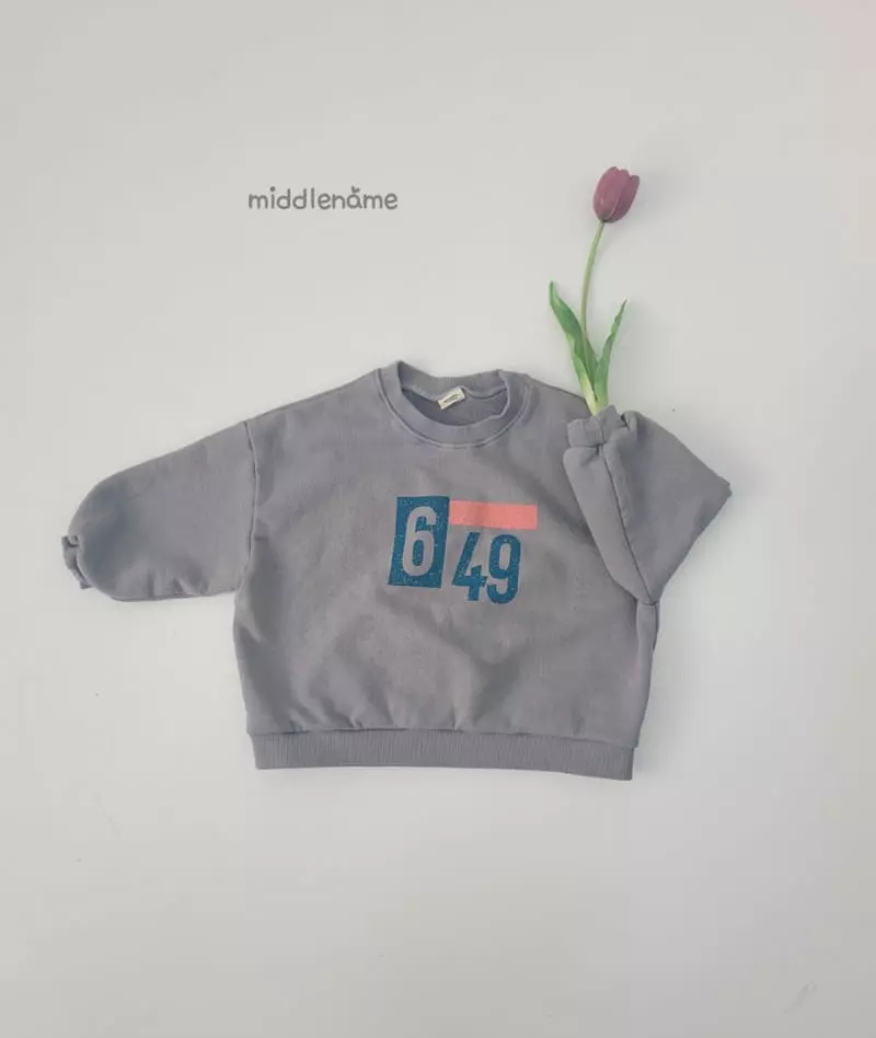 Middle Name - Korean Children Fashion - #designkidswear - Number 6 Sweatshirt - 3