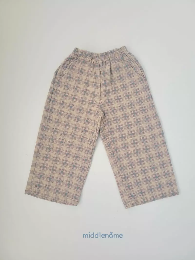 Middle Name - Korean Children Fashion - #discoveringself - Spring Check Pants - 10