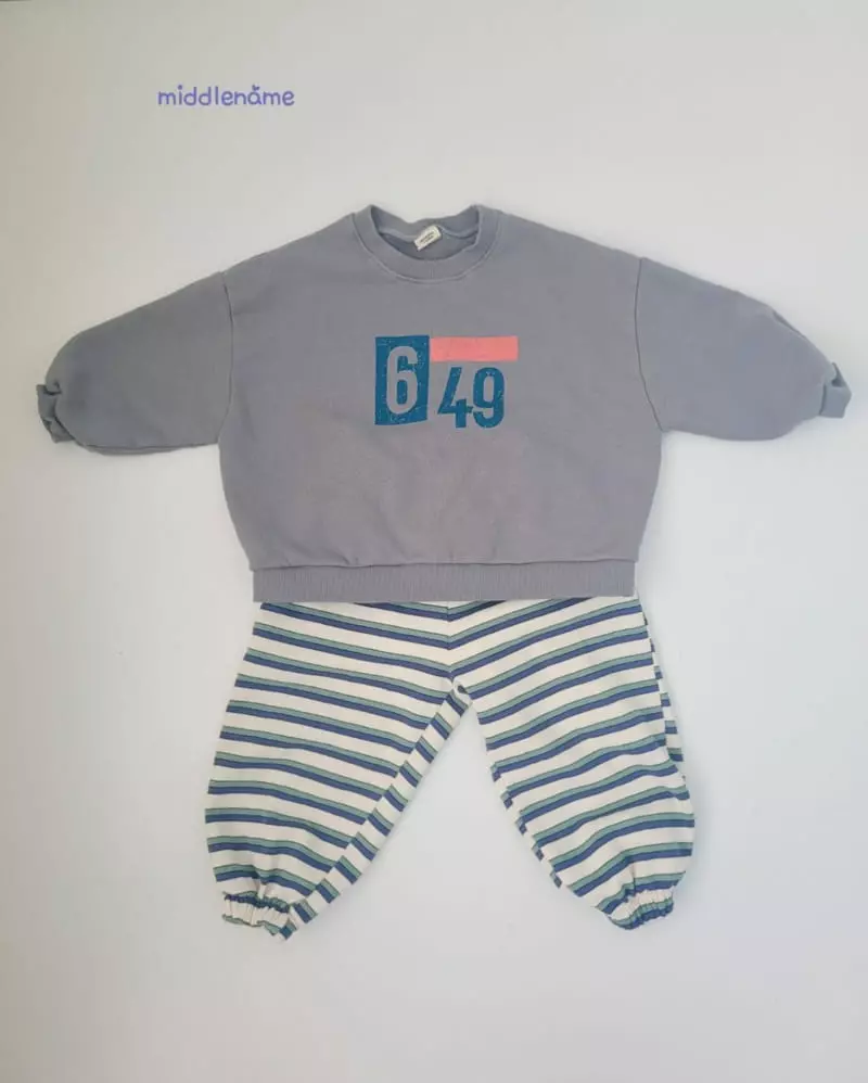 Middle Name - Korean Children Fashion - #designkidswear - Number 6 Sweatshirt - 4