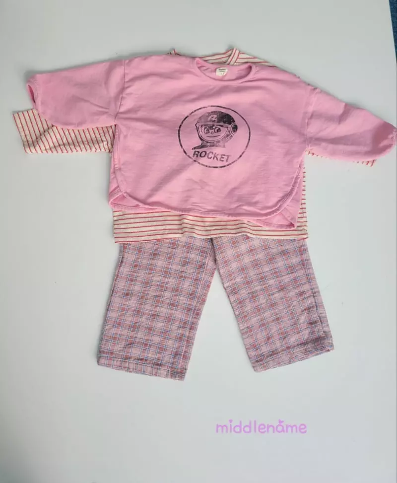 Middle Name - Korean Children Fashion - #discoveringself - Rocket Piping Sweatshirt - 4