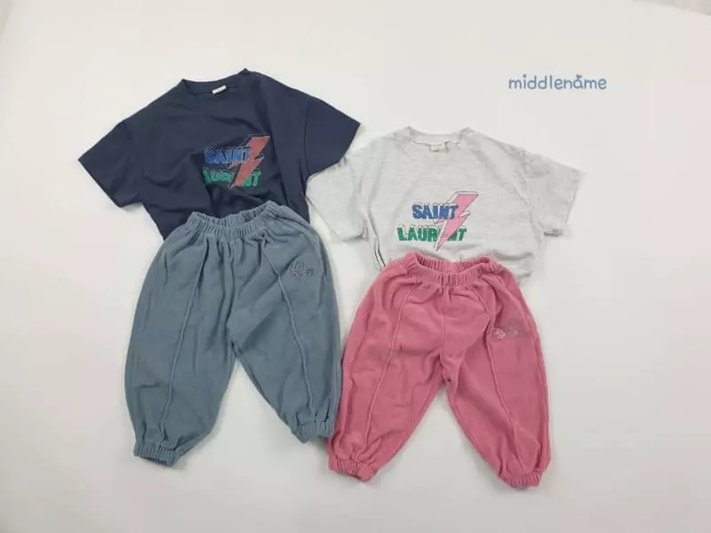 Middle Name - Korean Children Fashion - #fashionkids - Thunder Short Sleeves Tee - 4
