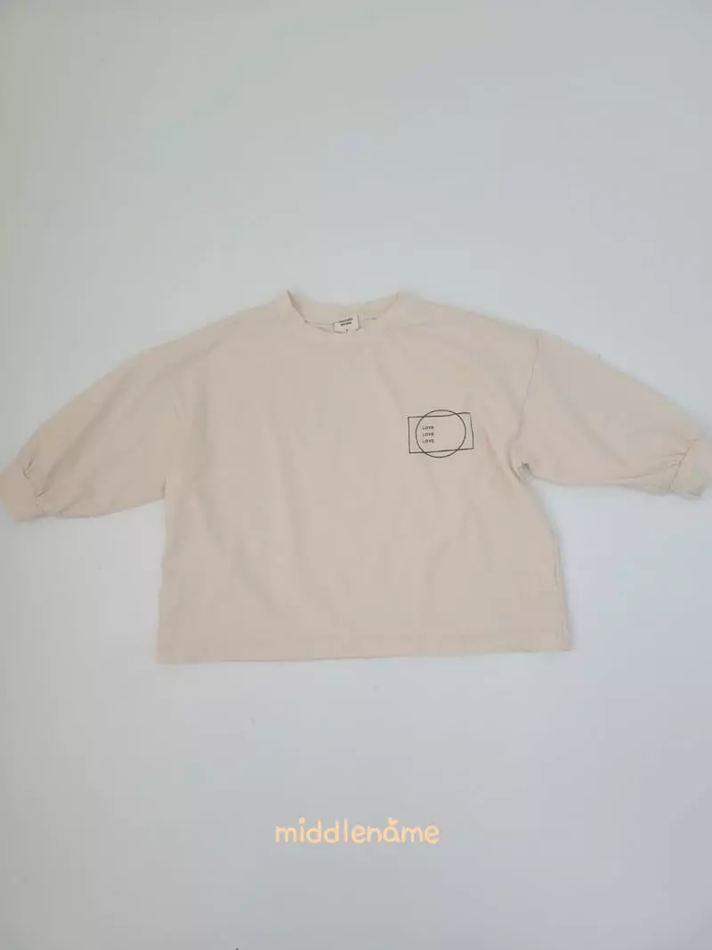 Middle Name - Korean Children Fashion - #magicofchildhood - Love Sticky Tee - 6