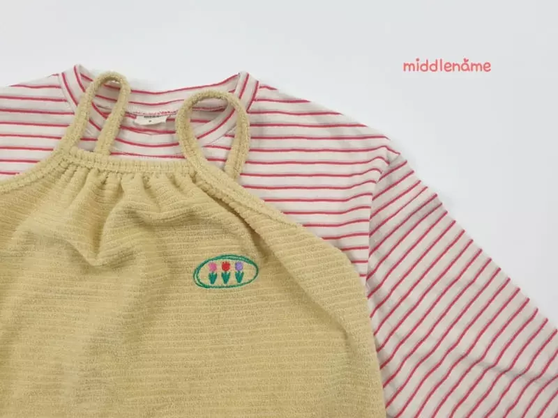 Middle Name - Korean Children Fashion - #magicofchildhood - String Embrodiery One-piece - 5