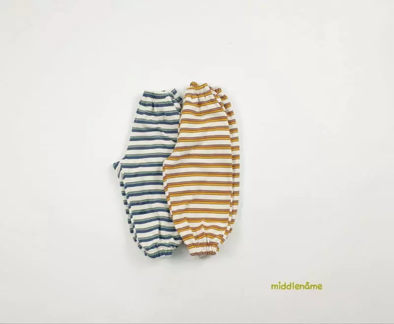 Middle Name - Korean Children Fashion - #minifashionista - Stripes PAnts - 3