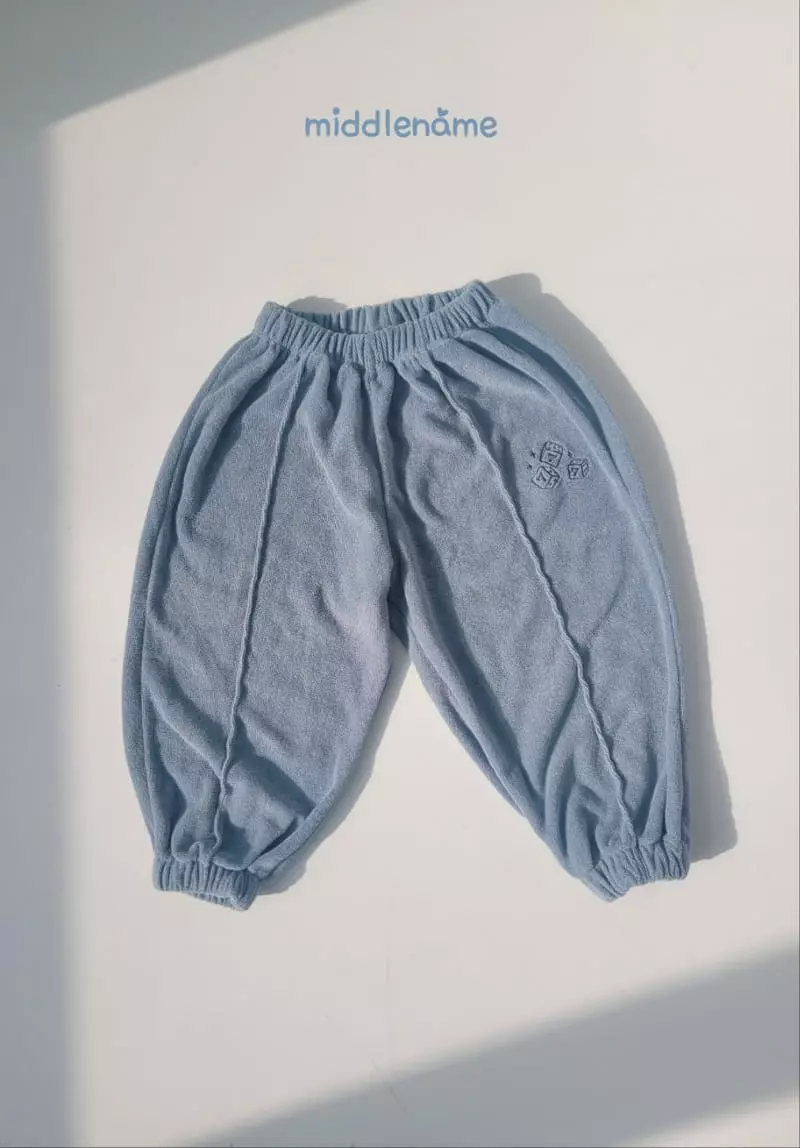 Middle Name - Korean Children Fashion - #prettylittlegirls - Terry Dice Pants - 2
