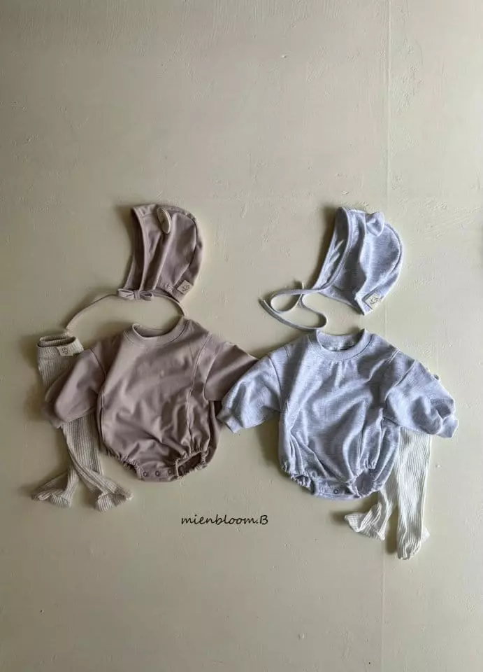 Mienbloom B - Korean Baby Fashion - #babylifestyle - Bebe Mino Slit Bodysuit