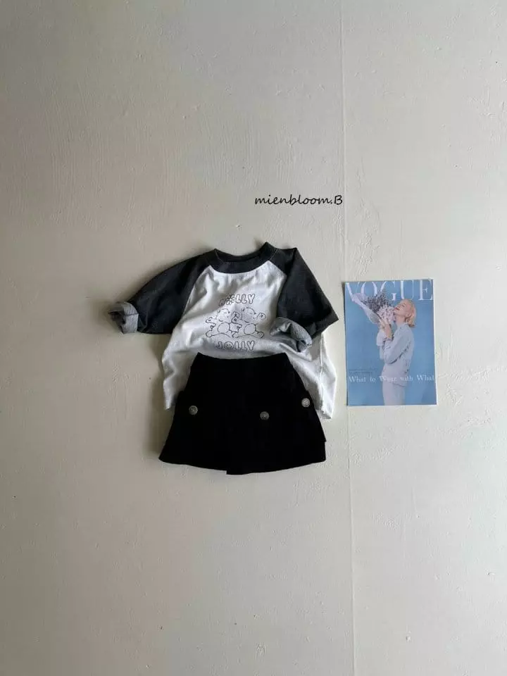 Mienbloom B - Korean Children Fashion - #childofig - Holly Raglan Tee - 8