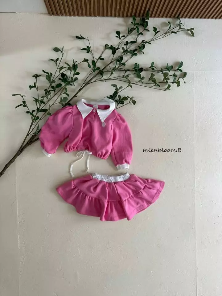Mienbloom B - Korean Children Fashion - #childrensboutique - Ivy Top Bottom Set - 3