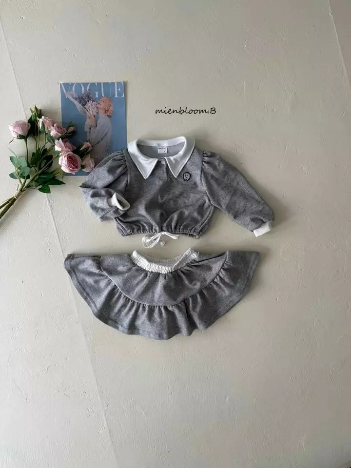 Mienbloom B - Korean Children Fashion - #childrensboutique - Ivy Top Bottom Set - 4