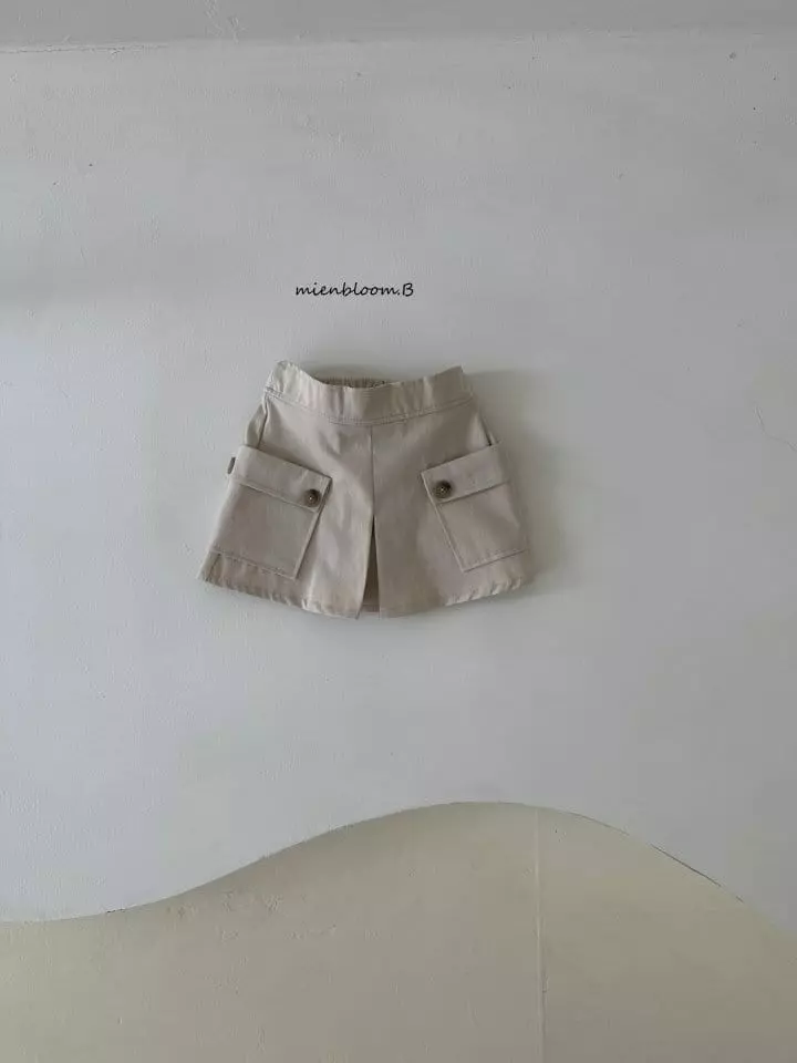 Mienbloom B - Korean Children Fashion - #kidsshorts - Merry Cargo Skirt - 5