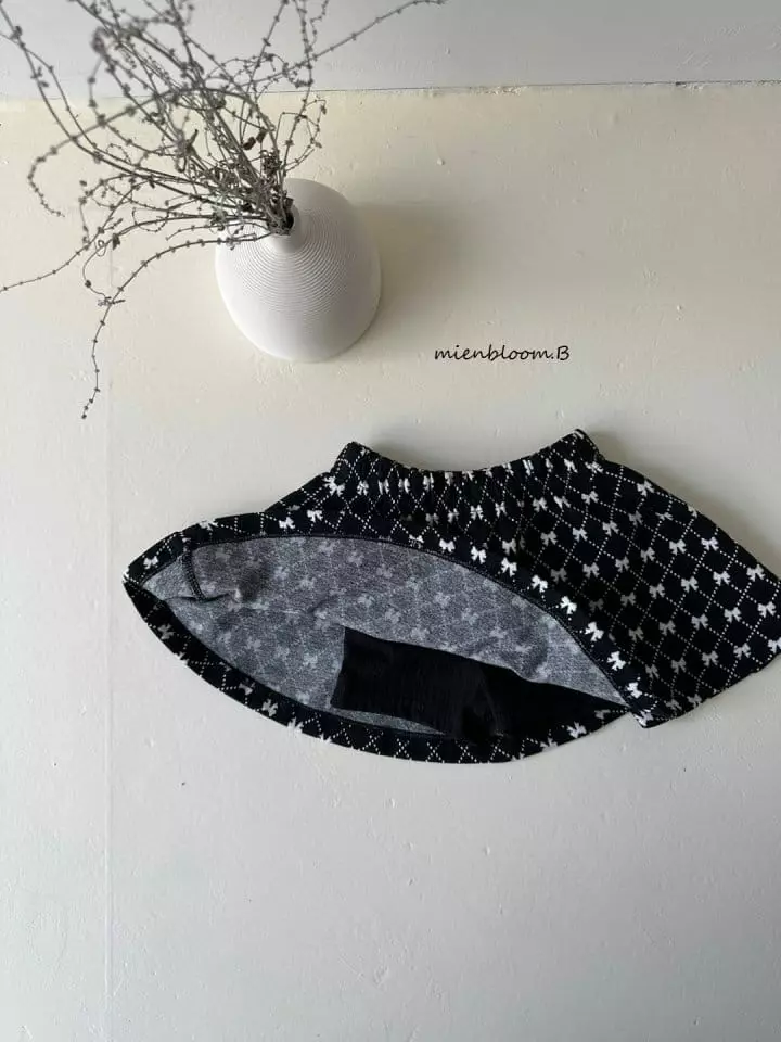 Mienbloom B - Korean Children Fashion - #kidsshorts - Ribbon Skirt - 4