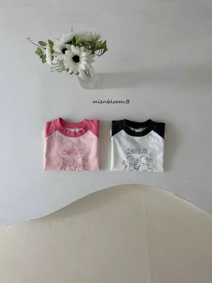 Mienbloom B - Korean Children Fashion - #littlefashionista - Holly Raglan Tee