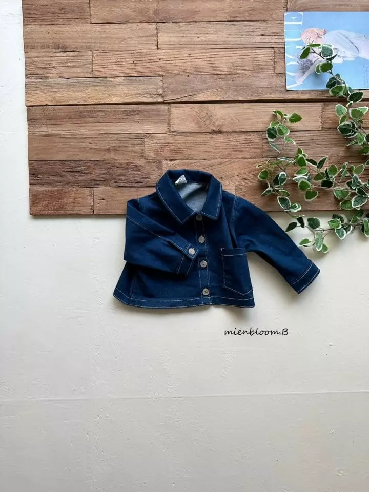 Mienbloom B - Korean Children Fashion - #todddlerfashion - Urban Denim Jacket