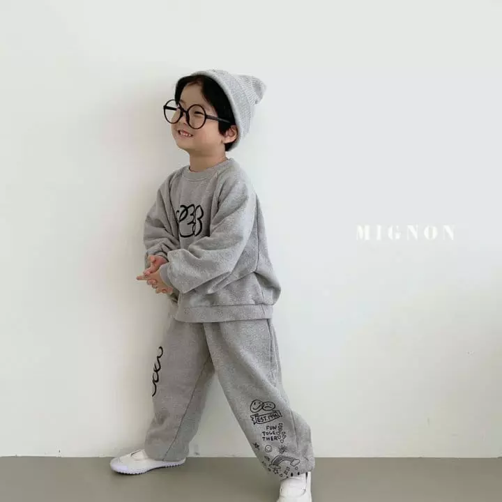 Mignon - Korean Children Fashion - #kidzfashiontrend - Kid Top Bottom Set - 2