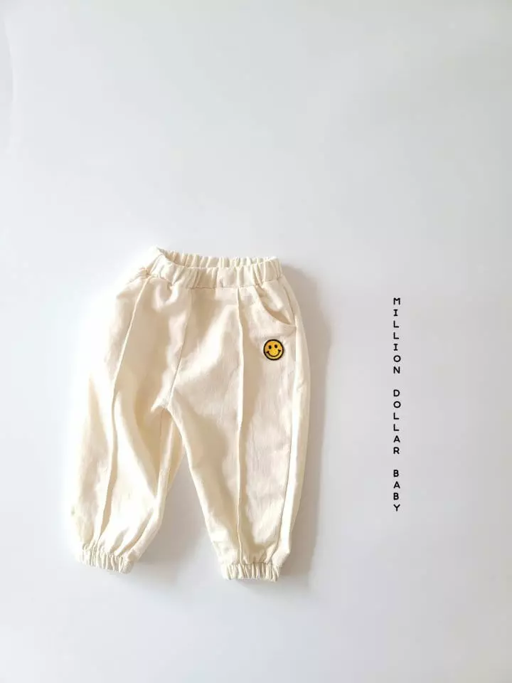 Million Dollar Baby - Korean Children Fashion - #designkidswear - Smile Pants - 9