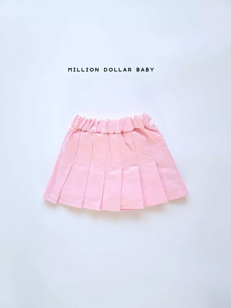 Million Dollar Baby - Korean Children Fashion - #fashionkids - Wrinkle Skirt - 12