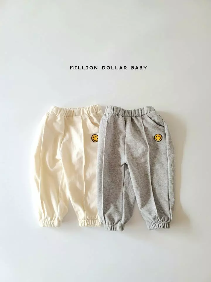 Million Dollar Baby - Korean Children Fashion - #fashionkids - Smile Pants - 11