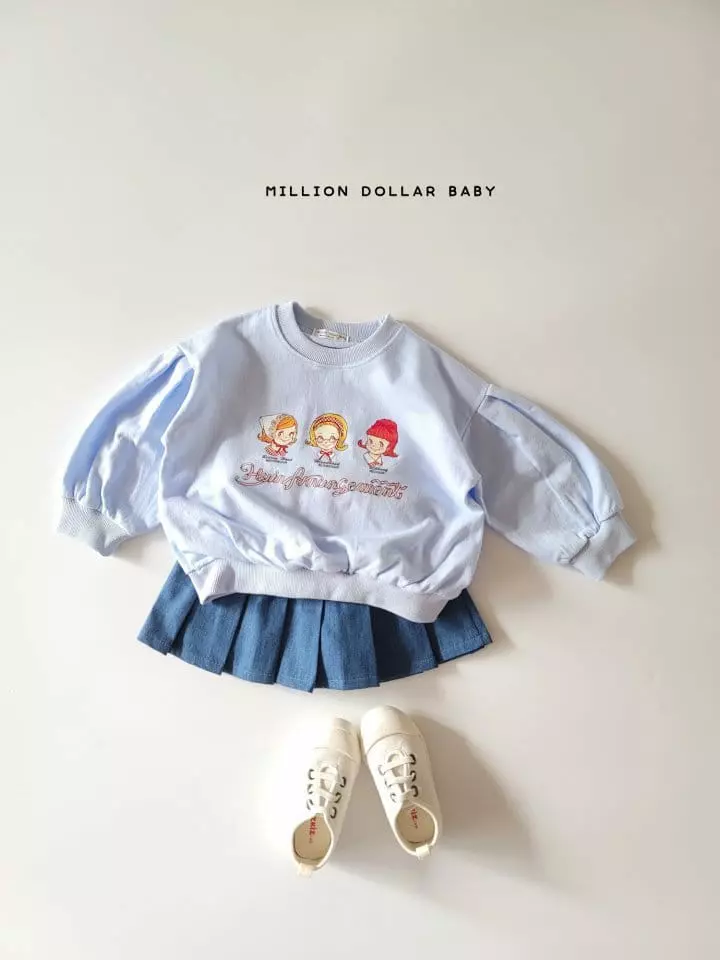 Million Dollar Baby - Korean Children Fashion - #stylishchildhood - Puff Sweatshirt - 5