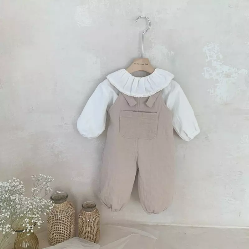 Mimi Market - Korean Baby Fashion - #babyboutique - Berry Dungarees - 9