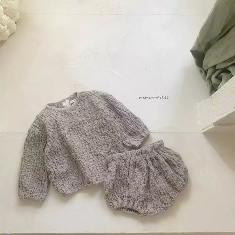 Mimi Market - Korean Baby Fashion - #babyfashion - Soboroo Top Bottom Set