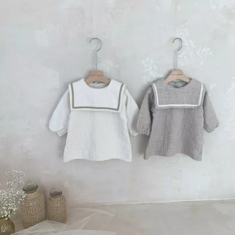 Mimi Market - Korean Baby Fashion - #babyfever - Sailor One-piece - 10