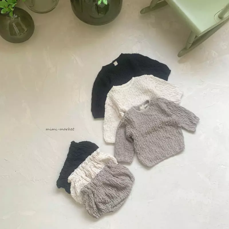 Mimi Market - Korean Baby Fashion - #babygirlfashion - Soboroo Top Bottom Set - 4