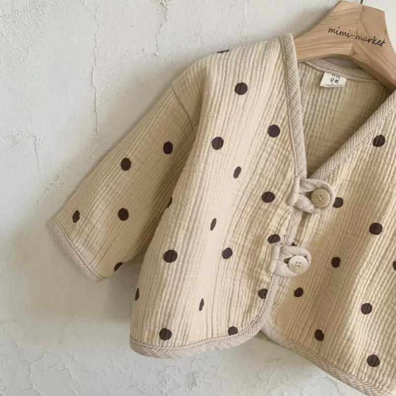 Mimi Market - Korean Baby Fashion - #babyoninstagram - Dot Jacket - 8