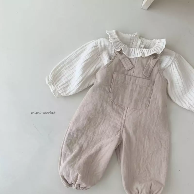 Mimi Market - Korean Baby Fashion - #babyoninstagram - Berry Dungarees