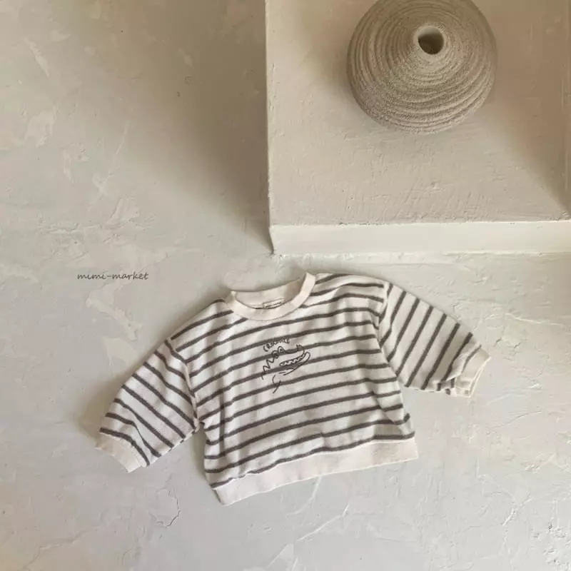 Mimi Market - Korean Baby Fashion - #babyoutfit - Dino Sweatshirt - 9